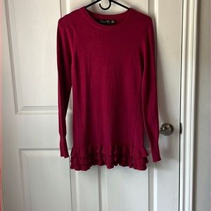Wine colored sweater